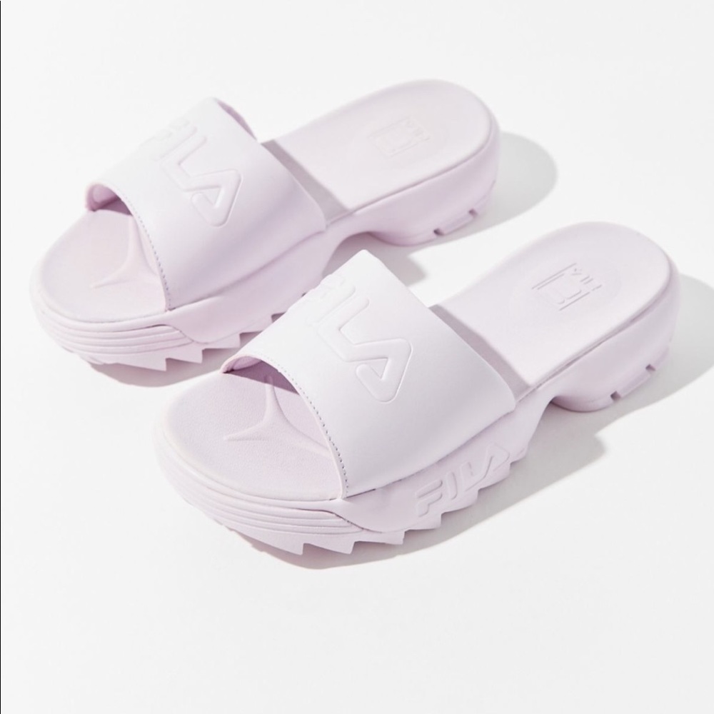 🚫SOLD Fila Platform Slides